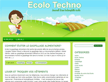 Tablet Screenshot of ecolo-techno.com